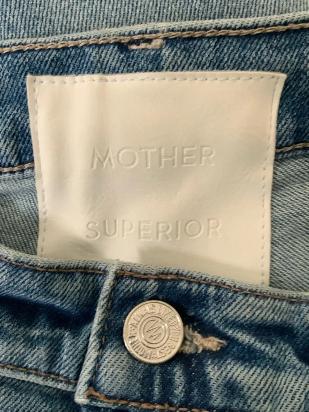 MOTHER SUPERIOR Jeans Enchanter Heel Free & Wild Blue Size 26